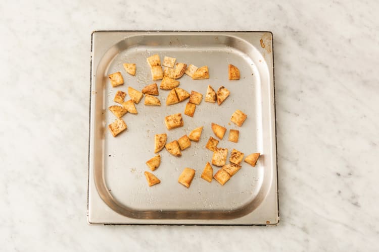 Toast croutons