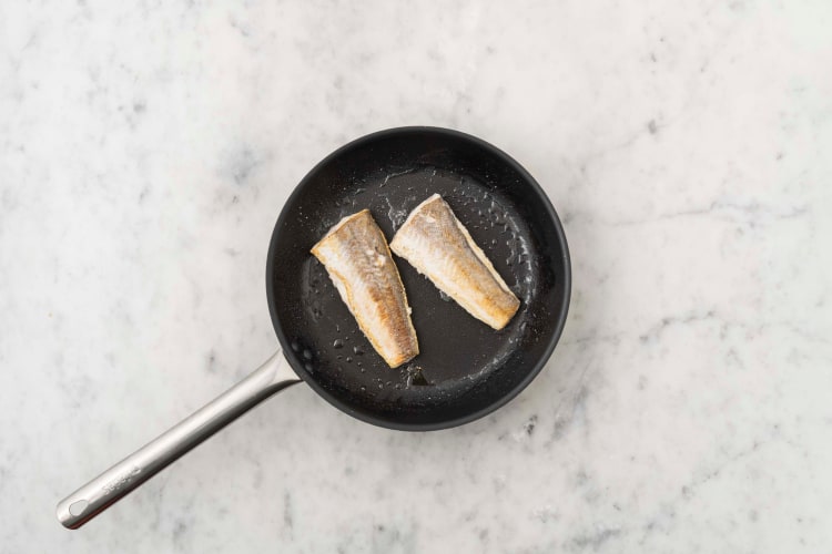 Heekfilet bakken