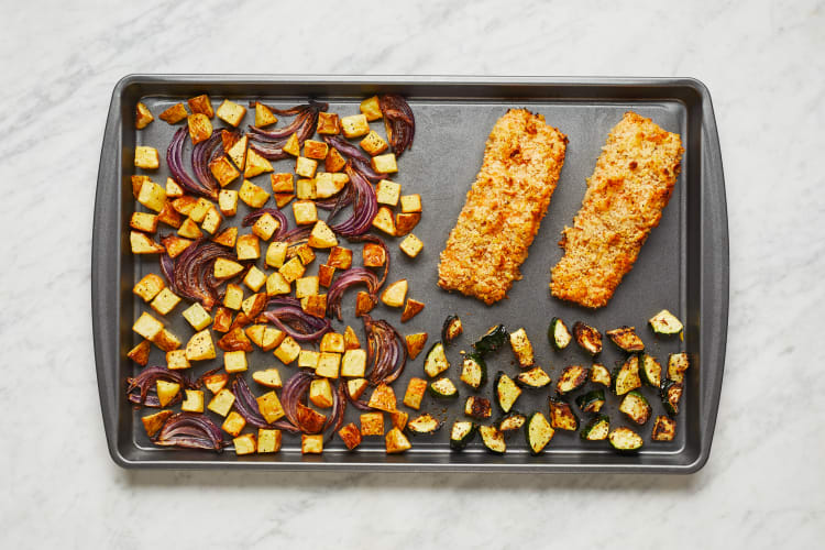 Roast Veggies & Salmon