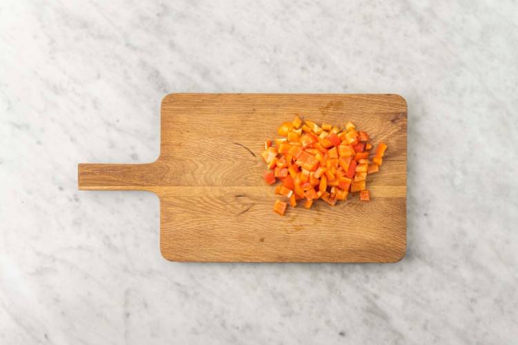 Cheesy EnchiladaReis mit schwarzen Bohnen Rezept HelloFresh