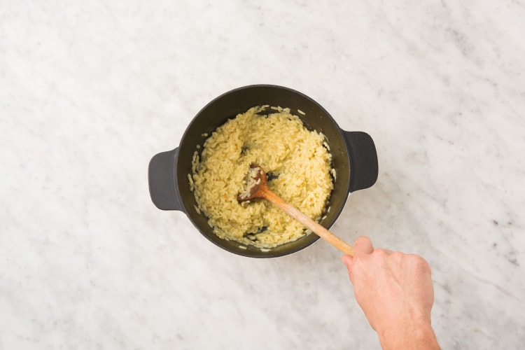 Apprêter le risotto