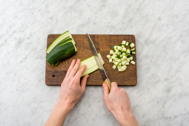 Coupez les légumes