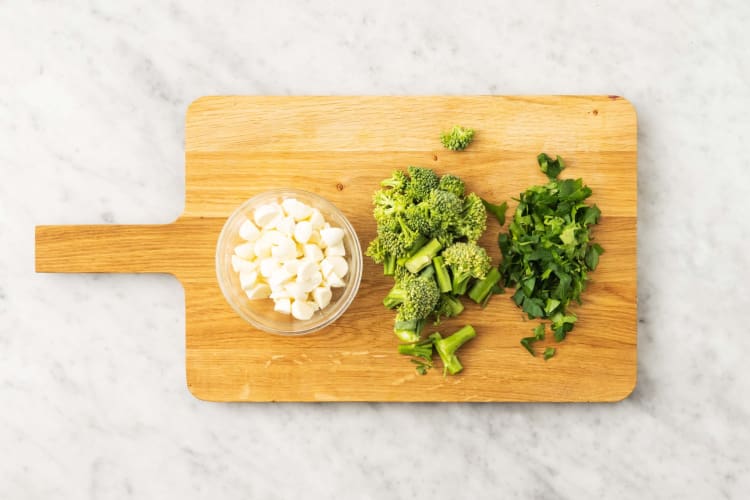 Prep and marinate bocconcini