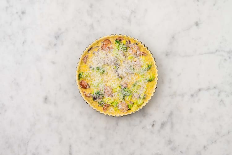 Préparer la quiche