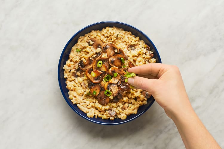 One-Pan Mushroom Cauliflower “Risotto” Recipe