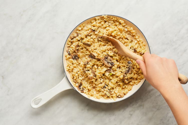 One-Pan Mushroom Cauliflower “Risotto” Recipe