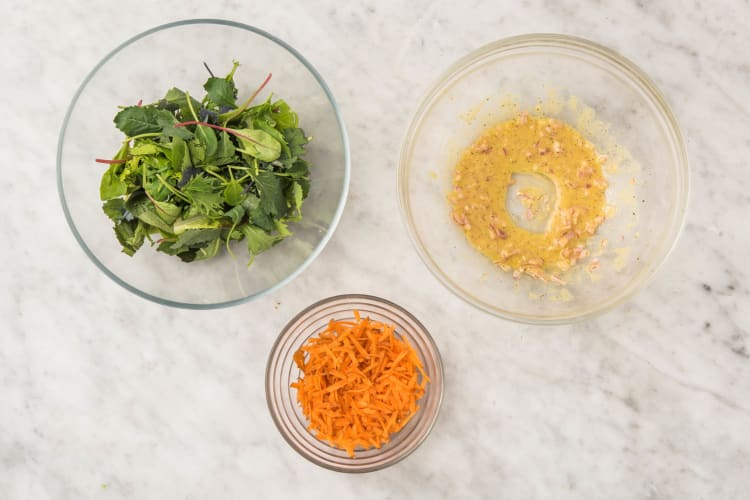 Préparer la salade