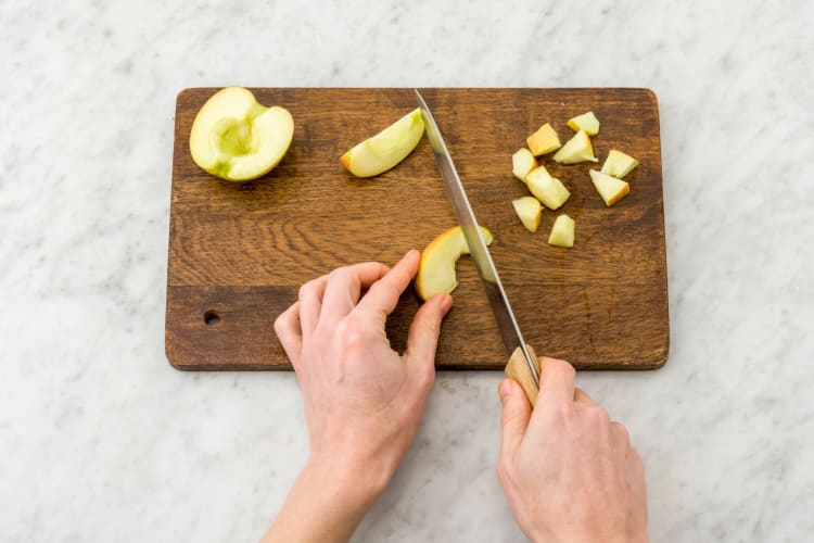 Préparer les ingrédients de la salade