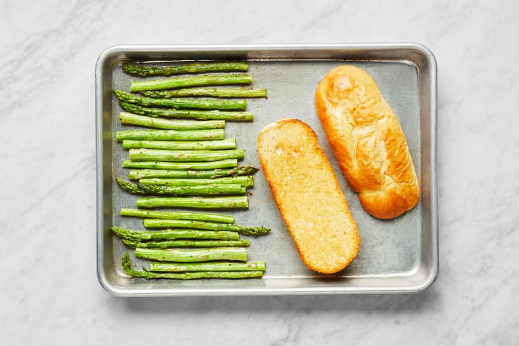 Roast Asparagus & Toast Bread