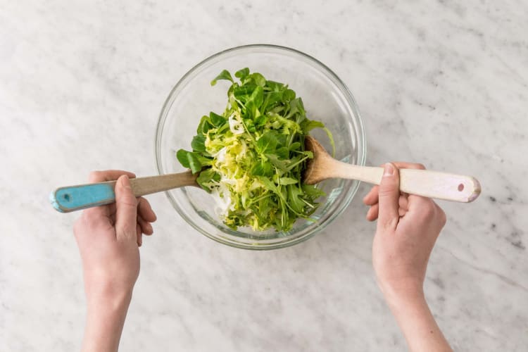 Salade maken