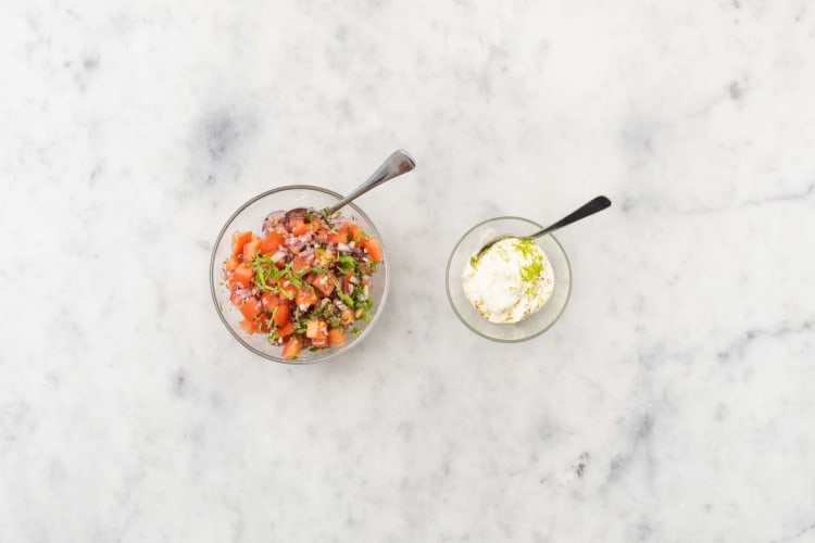 Toppings zubereiten