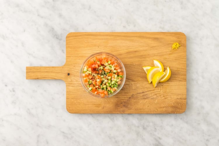 Tagliare gli ingredienti