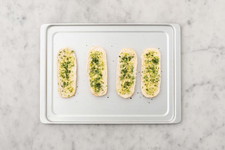 Make garlic toasts