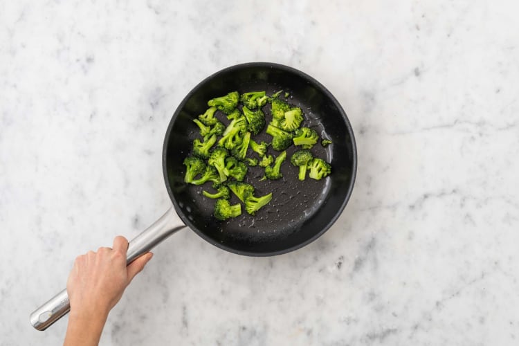 Cook broccoli