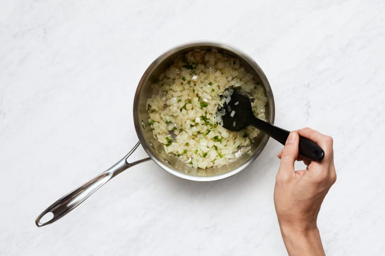 Cook Onion & Jalapeno