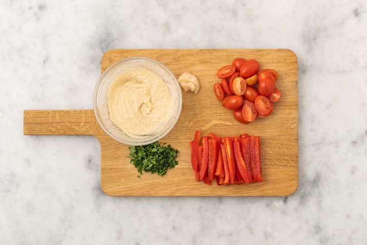 Prep and make hummus