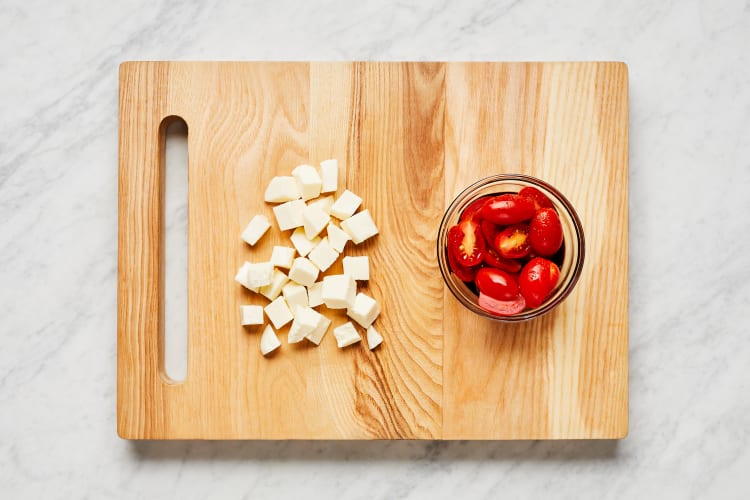 Marinate Tomatoes & Prep