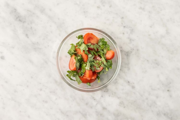 Bland tomatsalat