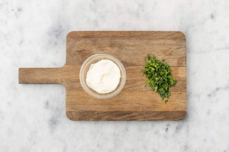 Prep and make aioli