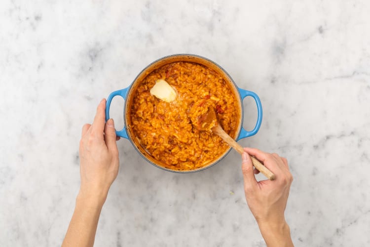 Risotto afmaken