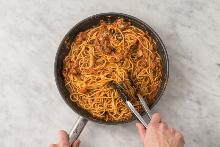 Spaghetti mengen