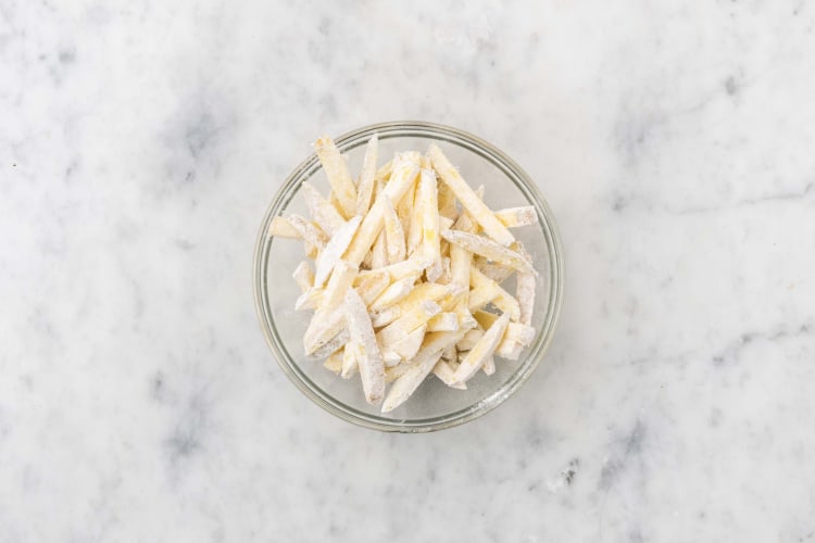 Pommes vorbereiten