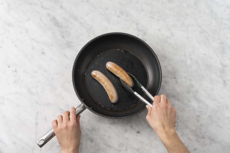 Cuire la saucisse