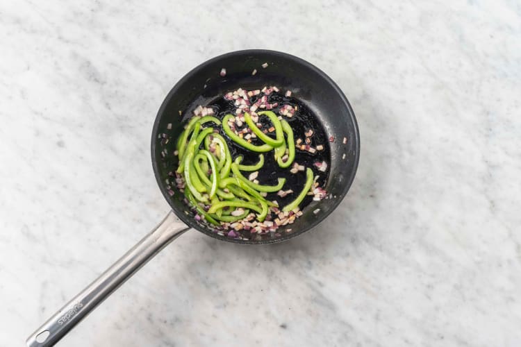 Prep and cook veggies