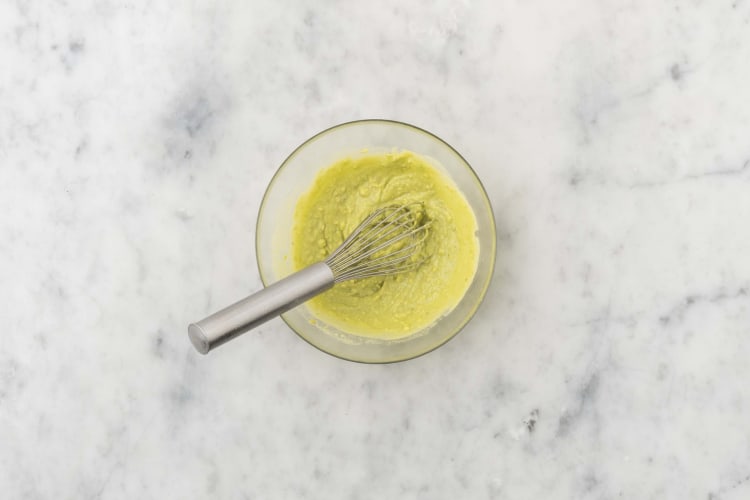 Make avocado hollandaise