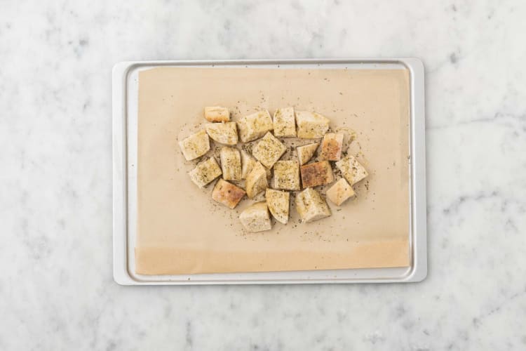 Make croutons