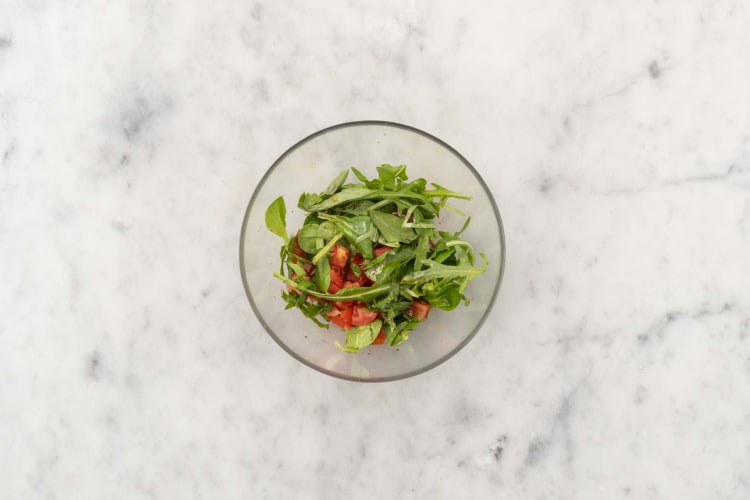 Préparer la salade
