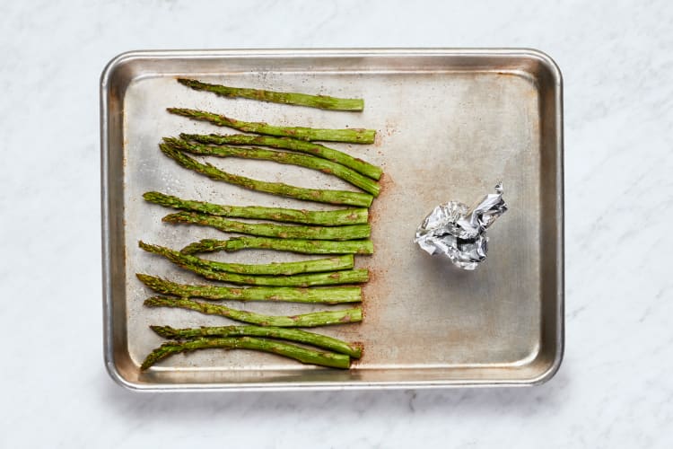 Roast Garlic & Asparagus