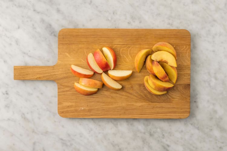 Préparer la garniture