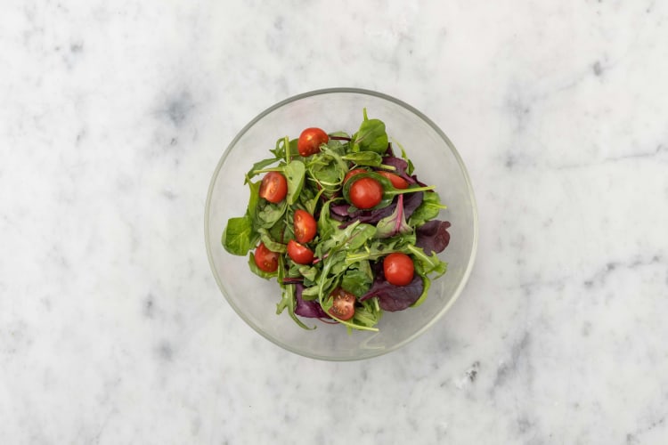 Prep and make salad