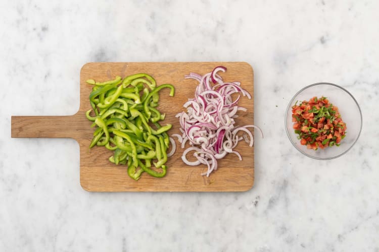 Prep and make salsa