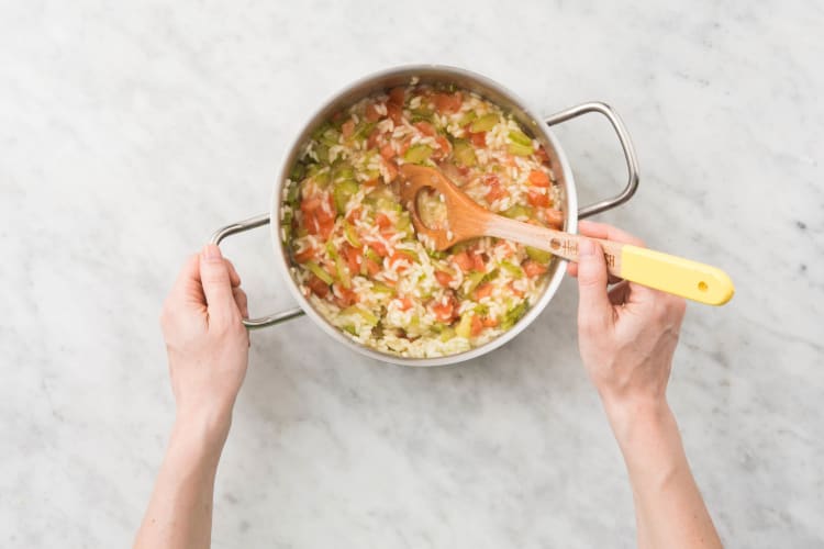 Risotto afmaken