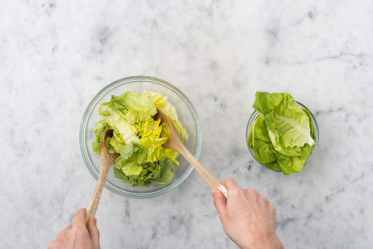 Préparer la salade