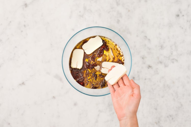 Halloumi backen