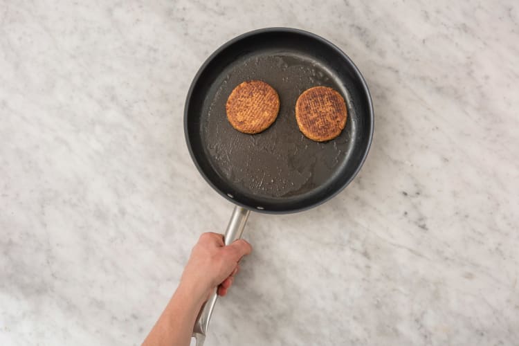 Faire poêler les galettes