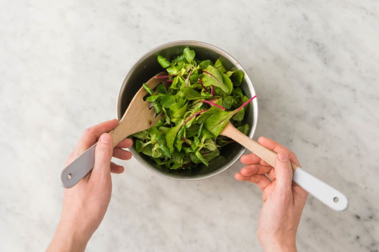 Salade aanmaken