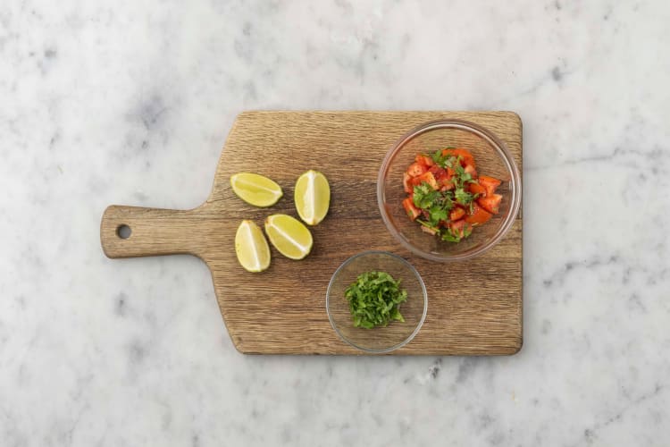 Préparer la salade de tomate