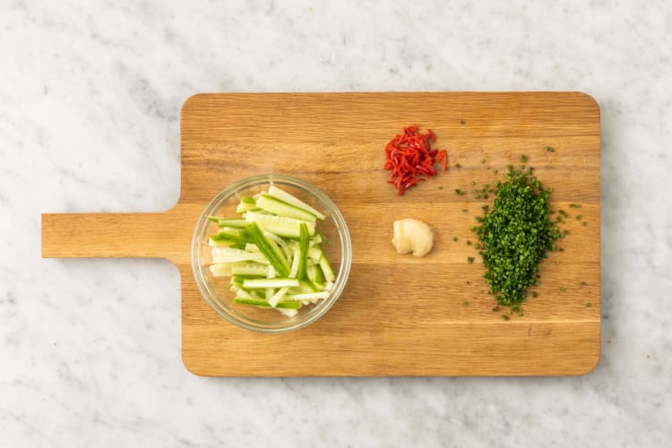 Tagliare gli ingredienti