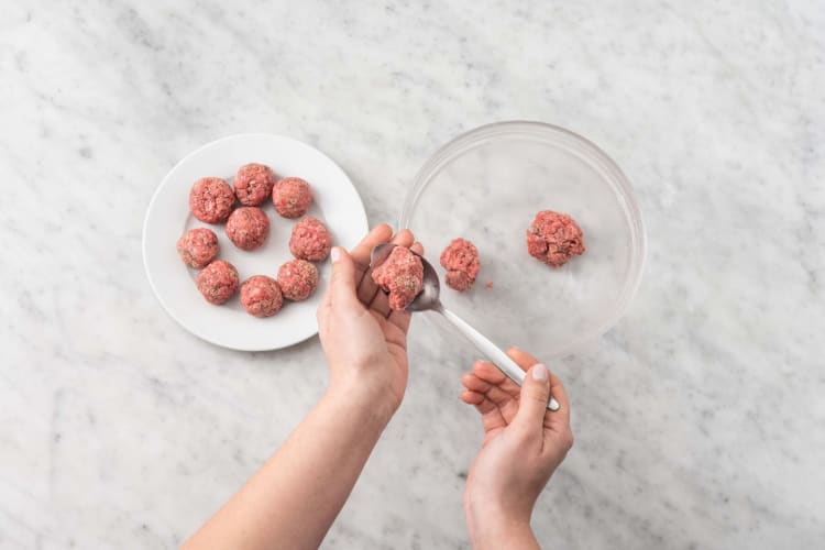 Form meatballs