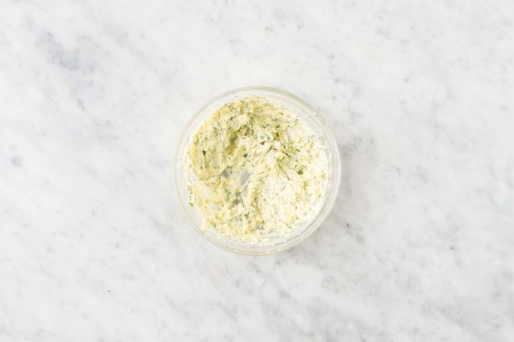 Make garlic-herb butter