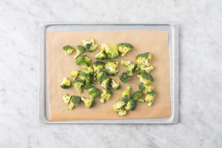 Prep and season broccoli