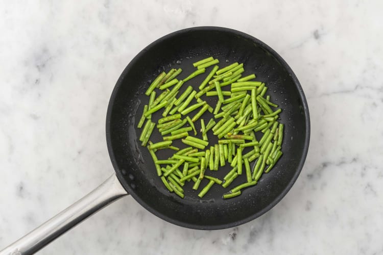 Stir-Fry the Green Beans