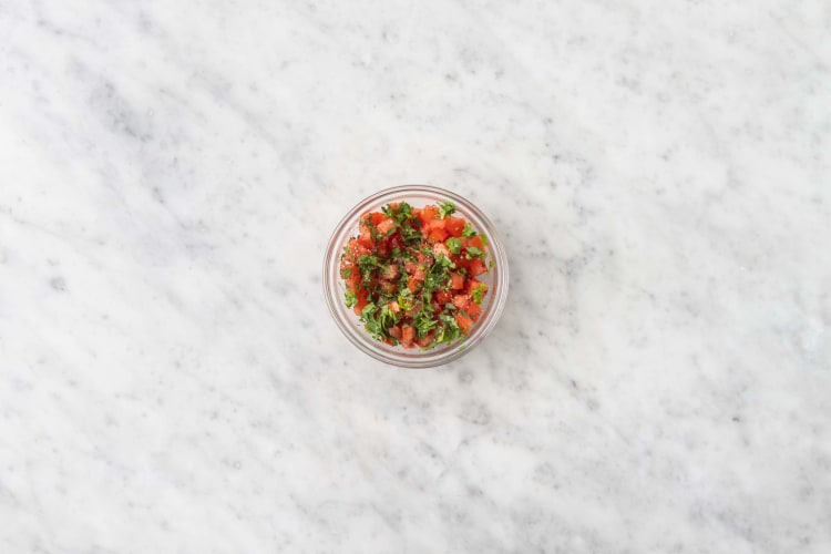 Préparer la salsa