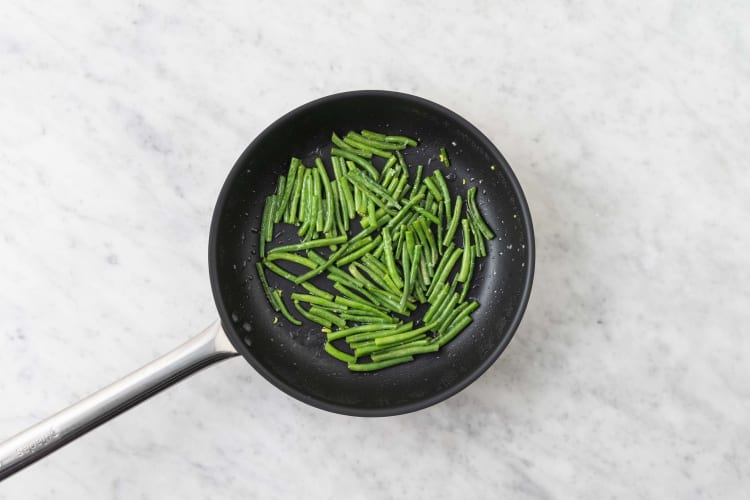 Cuire les haricots verts