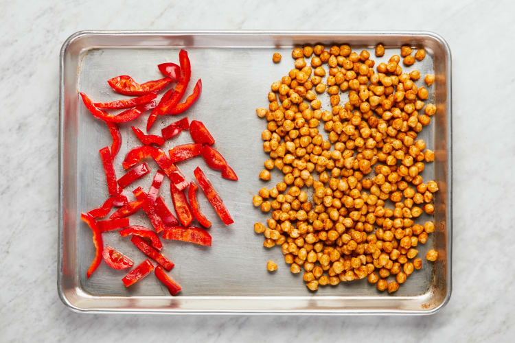 Prep Veggies & Chickpeas