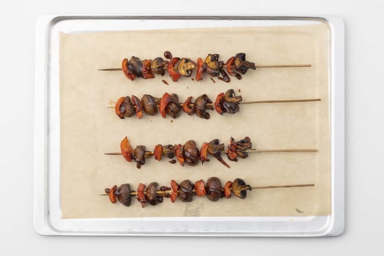 Coat the Skewers